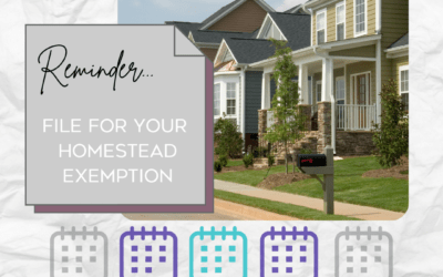 2023 Homestead Exemption Information